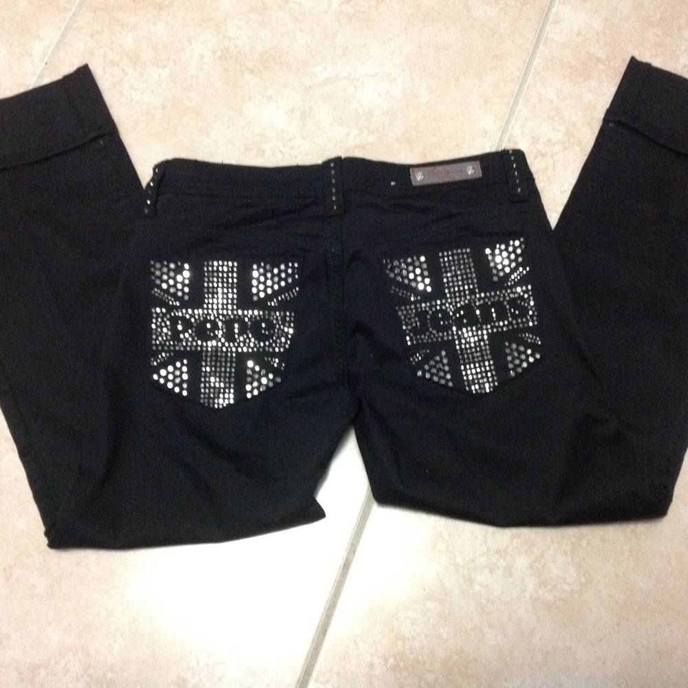 Pepe Jeans Women's Black Capri Pant Size 26